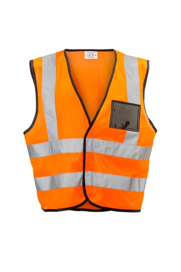 VEST ZIP REFLECTIVE ORANGE (S) | Prinro